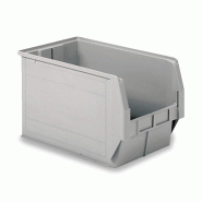 Bac à bec gerbable 42L - Dimensions 500x310x300 mm - Polypropylène, coloris gris Bac à bec gerbable 42L - Dimensions 500x310x300 mm - Polypropylène, coloris gris