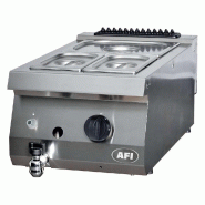 Bain-marie à gaz gamme 700 avec 1 cuve gn 1/1 température jusqu’à 9... - PBMP7G40