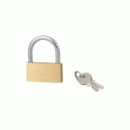 Cadenas BASIC à clé, base 40 mm, anse acier, 2 clés - SERRUPRIX - doré 3150269790406 Cadenas BASIC à clé, base 40 mm, anse acier, 2 clés - SERRUPRIX - doré 3150269790406