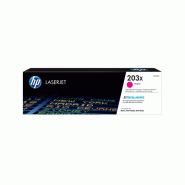 Cartouche de toner grande capacité magenta authentique HP 203X pour LaserJet_0