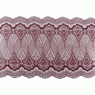 Chemin de table dentelle persan bordeaux 18cm x 5m