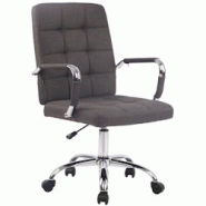 CLP Fauteuil de bureau Deli Pro tissu Gris foncé - gris textile 151694256 CLP Fauteuil de bureau Deli Pro tissu Gris foncé - gris textile 151694256