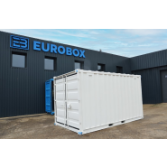 Container de stockage 15 pieds - Gris foncé - Structure en acier robuste - Eurobox