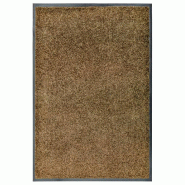 Décoshop26 - Paillasson porte d'entrée dessous antidérapant 60 x 90 cm PVC et polyamide marron DEC040621 - marron 3000265028907