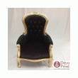 FAUTEUIL GRANDFATHER NOIR