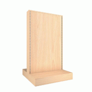 Gondole double face L74xP74xH125cm - érable