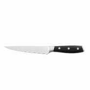 METRO PROFESSIONAL Couteau à légumes Expert, acier inoxydable, 16 cm, noir - noir inox 4067373661425