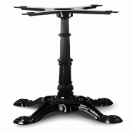 Proloisirs Pied Trady 4 Xl Fixe Fonte Acier R58 cm X 73 cm - Noir - noir acier AG0021