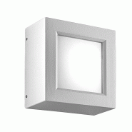 ROSSINI ILLUMINAZIONE Enter – Applique/Plafonnier Led 8,7W Blanc 4000K Ip65 - Éclairage Extérieur Carré À Haute Résistance Aux Agents Atmosphé