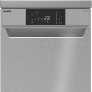 Sharp Lave-vaisselle 13 couverts, niveau sonore 47db, classe énergétique D, filtre antibactérien, inox, indice réparabilité 7,9/10 QW-NA1BF47DI-F Sharp Lave-vaisselle 13 couverts, niveau sonore 47db, classe énergétique D, filtre antibactérien, inox, indice réparabilité 7,9/10 QW-NA1BF47DI-F