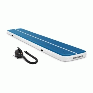 TAPIS DE GYM SPORT AIR TRACK AVEC GONFLEUR ÉLECTRIQUE - 600 X 100 X 20 CM - 300 KG - BLEU/BLANC 14_0000417 TAPIS DE GYM SPORT AIR TRACK AVEC GONFLEUR ÉLECTRIQUE - 600 X 100 X 20 CM - 300 KG - BLEU/BLANC 14_0000417
