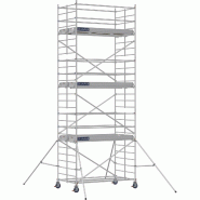 Échafaudage roulant aluminium DOCKER 150 version lisses - Hauteur de travail : 7,90 m - DUARIB - 7225060 Échafaudage roulant aluminium DOCKER 150 version lisses - Hauteur de travail : 7,90 m - DUARIB - 7225060