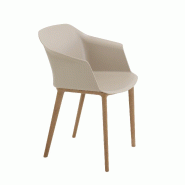Chaise visiteurs 4 pieds aveyron - beige_0