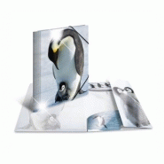 Chemises Élastiques glossy animaux a4 pp penguins - ref 19326