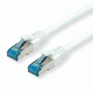 Cordon VALUE Cat.6A (Classe EA) / 10 Gigabit S/FTP, LSOH, blanc, 7 m_0