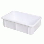GASTROLAND Bac rectangulaire GILAC 25 L - Blanc - blanc 3701666000003