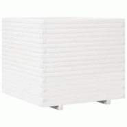 Helloshop26 - Jardinière bac lit surélevé plantes fleurs terrasse jardin 80 x 80 x 72 cm bois de pin massif blanc 02_0037928 - 3000217641772 Helloshop26 - Jardinière bac lit surélevé plantes fleurs terrasse jardin 80 x 80 x 72 cm bois de pin massif blanc 02_0037928 - 3000217641772