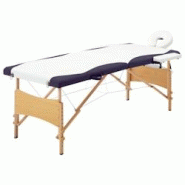 Helloshop26 - Table de massage pliable lit de massage banc canapé thérapie cosmétique portable professionnel Shiatsu Reiki 2 zones 02_0001812 - 300 Helloshop26 - Table de massage pliable lit de massage banc canapé thérapie cosmétique portable professionnel Shiatsu Reiki 2 zones 02_0001812 - 300
