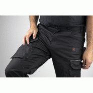 LMA WORKWEAR 1880 Pantalon De Travail Basalte - Noir L - Fr(44) - Taille unique noir textile 3473832193108