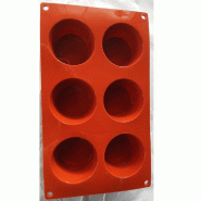 Moule silicone 6 muffins