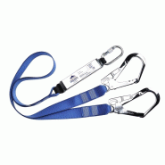 Portwest - Longe en sangle double de 180cm en polyester avec amortisseur d'énergie Bleu Roi Taille Unique - bleu 5036108257409