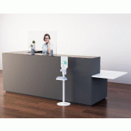 Présentoir pour gel hydroalcoolique - Avec support gants