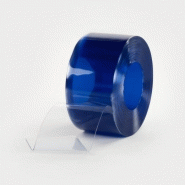 Rouleau 50m lanière pvc standard azuré bleu 200mm x 2mm