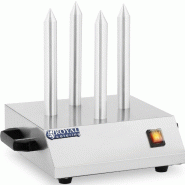 Royal Catering - Royal Catering Chauffe Pain Hot Dog Machine Appareil à Hot-Dog Professionnel RCHW-200 (200 W, Température max. 145 °C, 4 Broches -