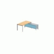 Table de bureau rectangulaire en mélamine - 1 171 835