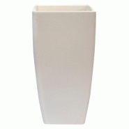 WellHome - Pot de fleurs « Collection Jaca » 85L coloris blanc 37x70cm - blanc plastique WH13637