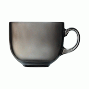 6 tasses Jumbo 50cl grises Alba - Luminarc - gris verre 10883314943303