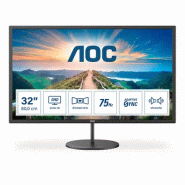 AOC V4 Q32V4 écran plat de PC 80 cm (31.5") 2560 x 1440 pixels 2K Ultra HD LED Noir