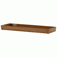 ArtPlast - Soucoupe pour pots 60x16,1 cm, terracotta - Collection MICHELANGELO - orange plastique polypropylène ZA2494