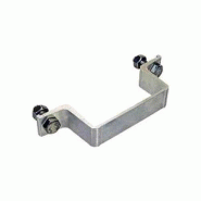 Bride pour poteau 80×40 / 80×80 - Système de fixation pour panneaux