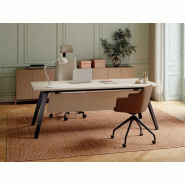 Bureau de direction Altitude avec plan de travail finition soft touch