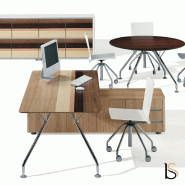 Bureau de Direction Prospero avec meuble retour - Ultom - 180, Droite