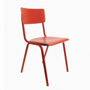 Chaise de restaurant vintage - ROUGE_0