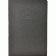 Clairefontaine Lot de 10 Cahier piqué Crok'Book de 24 feuilles de papier croquis blanc, 90 g/m², A4, couverture coloris noir - 3329680603224