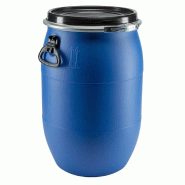 Fûts Plastique - 30L à 220L - à Ouverture totale - Bleu - 30 L Fûts Plastique - 30L à 220L - à Ouverture totale - Bleu - 30 L