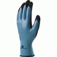 Gant polyamide - main enduite nitrile - paume enduite mousse de nitrile - vv636