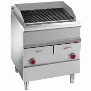 Grill vapeur électrique, grille en fonte ""double face"", module 1/1 - e7/gvqa8