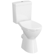 Pack wc surélevé pmr normus avec abattant et charnières métal - VITRA - 9836b003-7204 - 759094