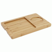 Planche support en bambou (L)240 × (P)160 mm, pour ardoise OLYMPIA CK409
