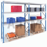 Rayonnage à lisses pour charges mi-lourdes volumineuses Epsivols