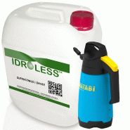 Superconsolidant Idroless pour murs humides (5l + pulvérisateur) Restaure la dureté d'origine et prévient la désagrégation dans les caves - 05-U6