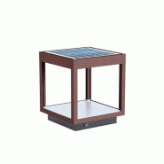 Beneito & Faure Lanterne Solaire À Visière Led Alimentée Par Batterie 3,5 W, Ip54 Corten - marron 8436004396139