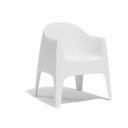 Chaise avec accoudoir SOLID - blanc