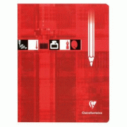 Clairefontaine Lot de 10 Cahier Dessin Metric 17x22, 32p./16 feuilles 125 g/m² piquées, quadrillé 10x10 - 3329680378504