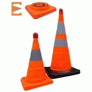 Cônes de signalisation pliables - conep420 - 42cm