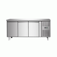 Desserte réfrigérée professionnelle 3 portes ventilées 417 l -2 / +8°c - PTHP3100TN